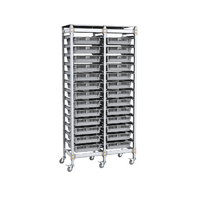 Стеллаж мобильный 2-х секционный для учебных наборов и цифровых лабораторных комплексов SenseDisc - «globural.ru» - Первоуральск