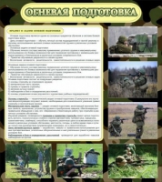Стенд "Огневая подготовка" (вариант 2) - «globural.ru» - Первоуральск