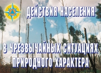 Комплект плакатов "Действия населения в ЧС природного характера" - «globural.ru» - Первоуральск