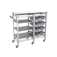 Тележка 2-х секционная для учебных наборов и цифровых лабораторных комплексов SenseDisc - «globural.ru» - Первоуральск