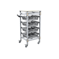 Тележка 1-секционная для учебных наборов и цифровых лабораторных комплексов SenseDisc - «globural.ru» - Первоуральск