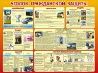 Стенд "Уголок гражданской защиты" - «globural.ru» - Первоуральск