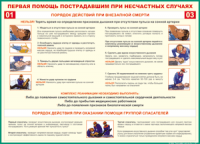 Таблица Порядок действий при внезапной смерти 1000*1400 винил - «globural.ru» - Первоуральск