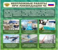 Стенд "Неотложные работы при ликвидации ЧС" - «globural.ru» - Первоуральск