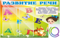 Стенд "Развитие речи" (вариант 1) - «globural.ru» - Первоуральск