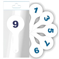 Касса-веер цифр от 0 до 9 - «globural.ru» - Первоуральск