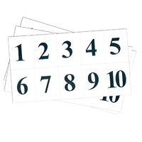Набор цифр от 1 до 10 (для начальной школы) - «globural.ru» - Первоуральск