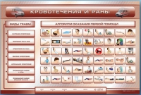 Трехсекционный базовый комплект "Травмы. Кровотечения. Ожоги" для учащихся общеобразовательных учреждений - «globural.ru» - Первоуральск