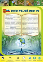 Стенд "Экологический закон РФ" - «globural.ru» - Первоуральск
