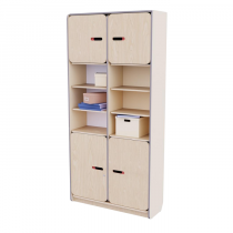 Рабочий стеллаж для воспитателя из коллекции «НЕГА» (цвет бежевый) - «globural.ru» - Первоуральск