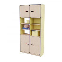 Рабочий стеллаж для воспитателя из коллекции «НЕГА» (цвет желтый) - «globural.ru» - Первоуральск