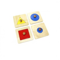 Геометрические пазлы: треугольник, квадрат и два круга - «globural.ru» - Первоуральск