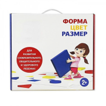 Подвижная развивающая игра "Форма, цвет, размер" - «globural.ru» - Первоуральск