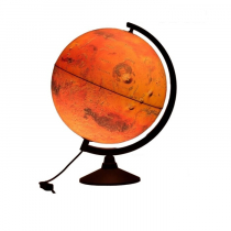 Глобус Марса с подсветкой D=320 - «globural.ru» - Первоуральск