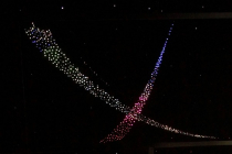 Потолок "Звездное небо с анимационным фибероптическим эффектом метеориты" - «globural.ru» - Первоуральск