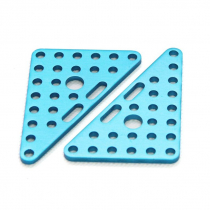 Треугольная пластина из анодированного алюминия Triangle Plate 6*8 (Pair) - «globural.ru» - Первоуральск