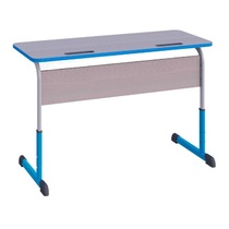 Парта двухместная Smarty Key с полиуретановой кромкой регулируемая по высоте - «globural.ru» - Первоуральск