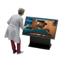 Виртуальный учебный комплекс «Процедурный тренажер ветеринарного врача». Комплектация интерактивный стол - «globural.ru» - Первоуральск