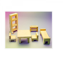 Игровой набор Фребеля "Мебель для кукольного домика" - «globural.ru» - Первоуральск