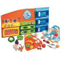 Дидактическое панно "Моя кухня" с комплектом дидактических мягких продуктов (ВИК) - «globural.ru» - Первоуральск