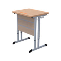 Стол ученический одноместный на плоскоовальной трубе 3-7 гр.р. - «globural.ru» - Первоуральск