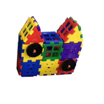 Набор для конструирования «Строительные интерактивные блоки стандарт» Комплект №2 "Домик с колесом"   - «globural.ru» - Первоуральск