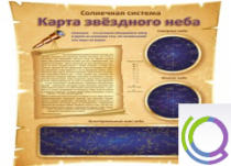 Стенд "Карта звездного неба" - «globural.ru» - Первоуральск