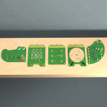 Бизиборд "Крокодил Гена" - «globural.ru» - Первоуральск