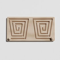 Такт-панель "Лабиринт-трапеция №5" - «globural.ru» - Первоуральск