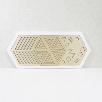 Декоративная тактильная панель - «Рельефные многоугольные формы» - «globural.ru» - Первоуральск