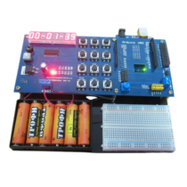 Набор для быстрого прототипирования электронных устройств на основе микроконтроллерной платформы "Макрошилд MS1-16 KV" - «globural.ru» - Первоуральск