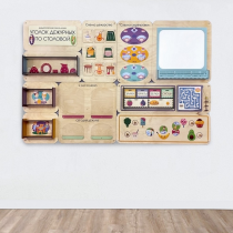 Дидактическая настенная панель «Уголок дежурных по столовой» - «globural.ru» - Первоуральск