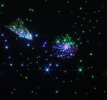 Фиброоптический ковер “Млечный путь” настенный 450 точек 200х100 - «globural.ru» - Первоуральск