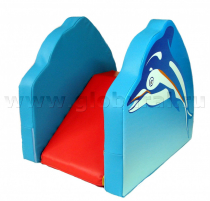 Горка "Дельфин" мини для сухого бассейна - «globural.ru» - Первоуральск