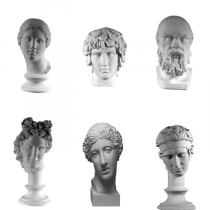 Комплект гипсовых моделей головы  - «globural.ru» - Первоуральск