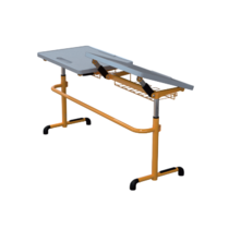 Стол ученический двухместный с механизмом многоступенчатой регулировки высоты 5-7 гр.р. - «globural.ru» - Первоуральск