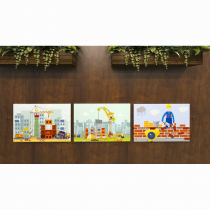 Комплект настенных панелей «Стройка» - «globural.ru» - Первоуральск