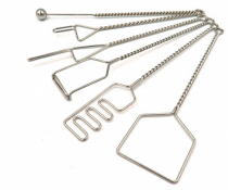 Комплект "Постановочные зонды на витых ручках с колечком (с металлическим шариком) 6 штук - «globural.ru» - Первоуральск