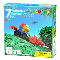 Конструктор «7 машин» 80 деталей - «globural.ru» - Первоуральск