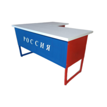 Стол преподавателя "Патриот" угловой с выкатной тумбой - «globural.ru» - Первоуральск