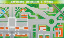 Доска магнитно-маркерная панорамная "Дорожное движение в городе" - «globural.ru» - Первоуральск