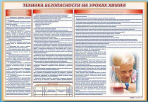 Стенд-уголок "Техника безопасности на уроках химии" - «globural.ru» - Первоуральск