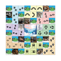 Коврик для логобота Пчелка "Следы животных" - «globural.ru» - Первоуральск