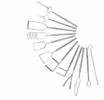 Комплект "Постановочные зонды" медицинская сталь (12 штук) - «globural.ru» - Первоуральск