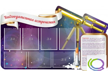 Стенд "Наблюдательная астрономия" - «globural.ru» - Первоуральск