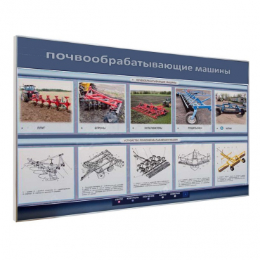 Электрифицированный светодинамический стенд «Почвообрабатывающие машины» - «globural.ru» - Первоуральск