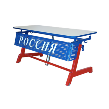 Стол ученический двухместный "Патриот-2п" на газовом лифте (р.гр. № 3-7 и наклоном столешницы ) - «globural.ru» - Первоуральск