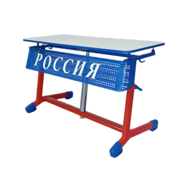 Стол ученический двухместный "Патриот-2о" на газовом лифте (р.гр. № 3-7 и наклоном столешницы) - «globural.ru» - Первоуральск